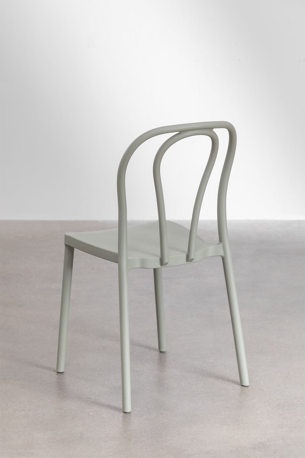 MINTO set, round table and 2 chairs, avocado