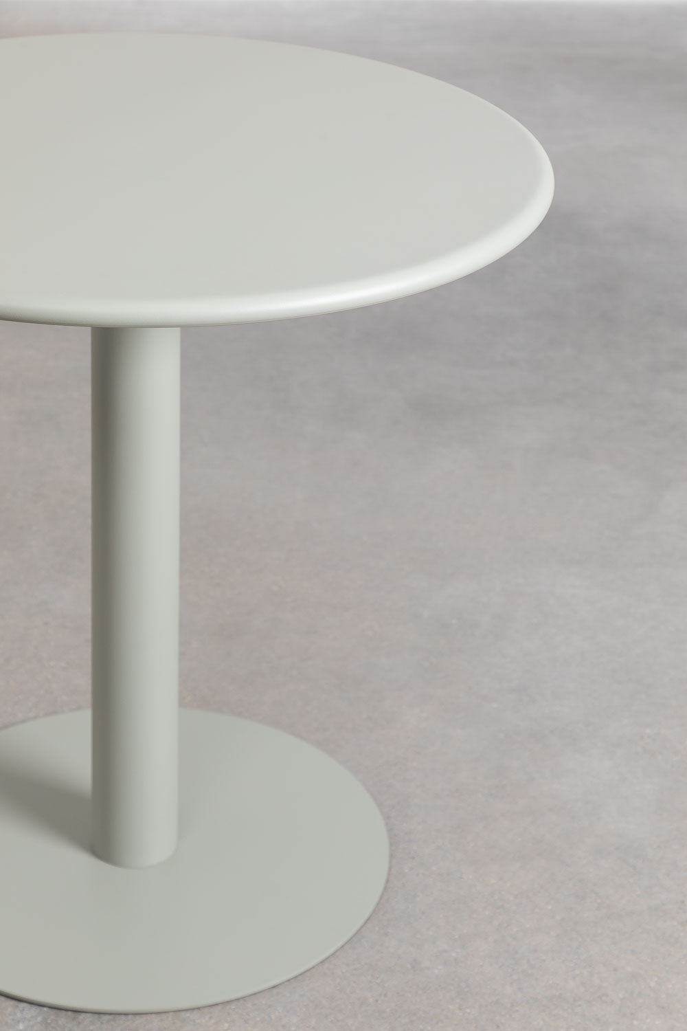 MINTO set, round table and 2 chairs, avocado