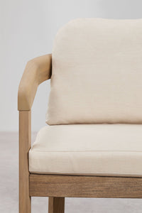 Medžio ir cemento derinys elegantiškam lauko interjerui | namuideja.lt | lauko baldai