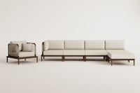 Modulinė sofa DZORELA – vaizdas iš šono