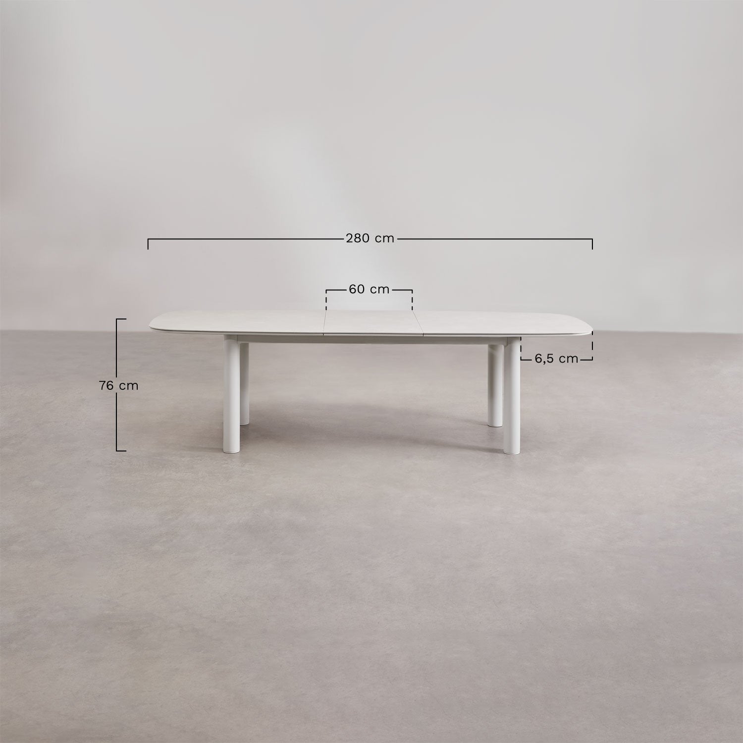 Valgomojo komplektas ZINTY, smėlio