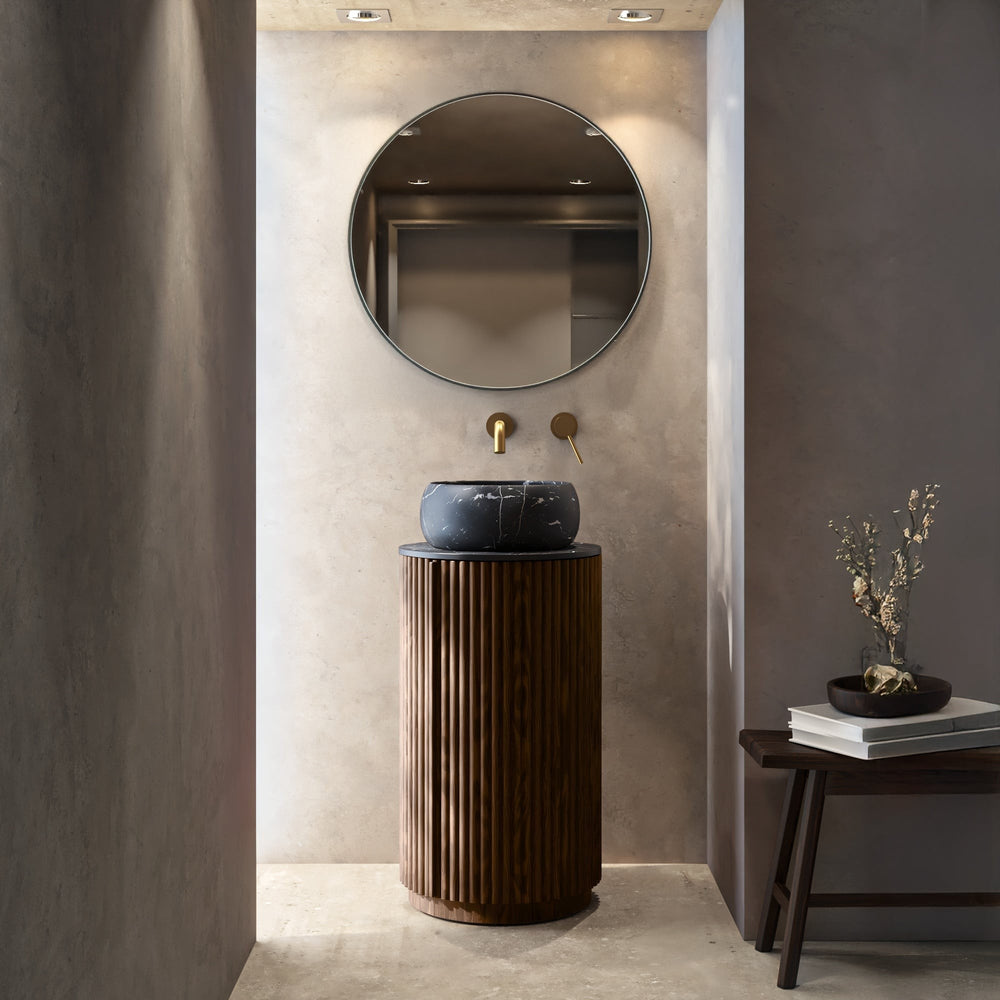 Vonios komplektas LA ROSINE, /juoda, 40 cm