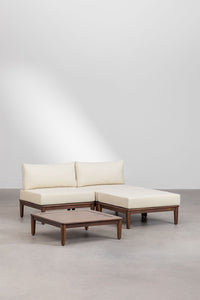 Modulinė sofa DZORELA, tamsi akacija spalva