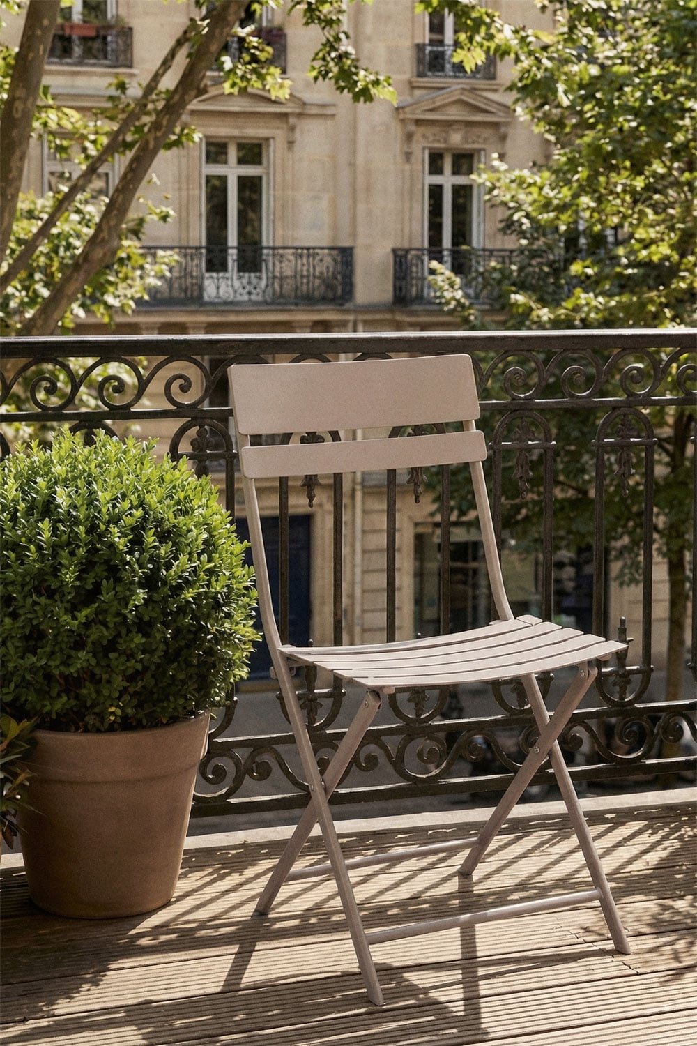 Outdoor chairs TAMARIT, mocha brown