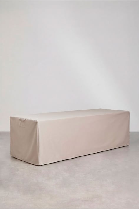 Three-seater modular sofa KORKO, acacia