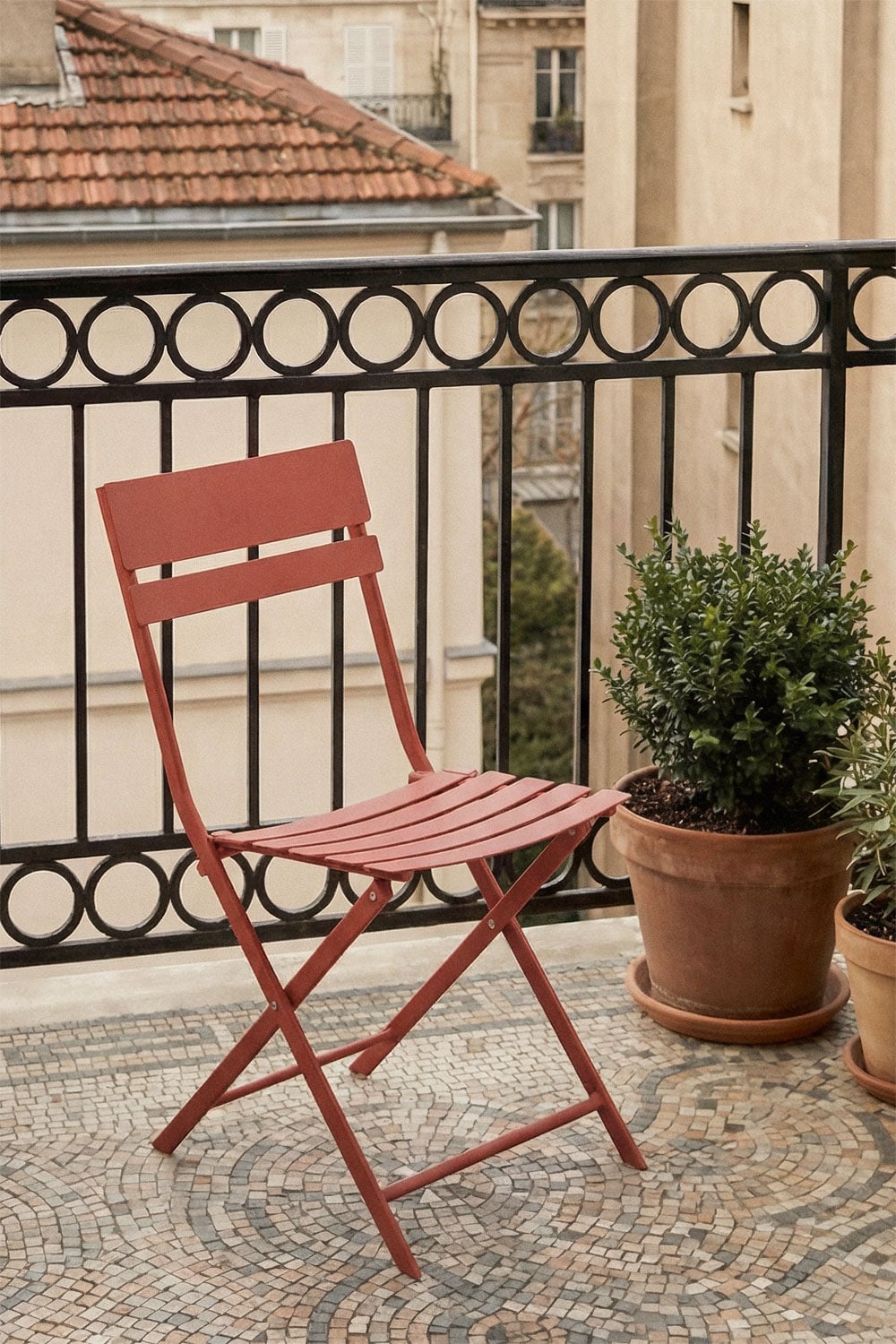 Outdoor chairs TAMARIT, mocha brown