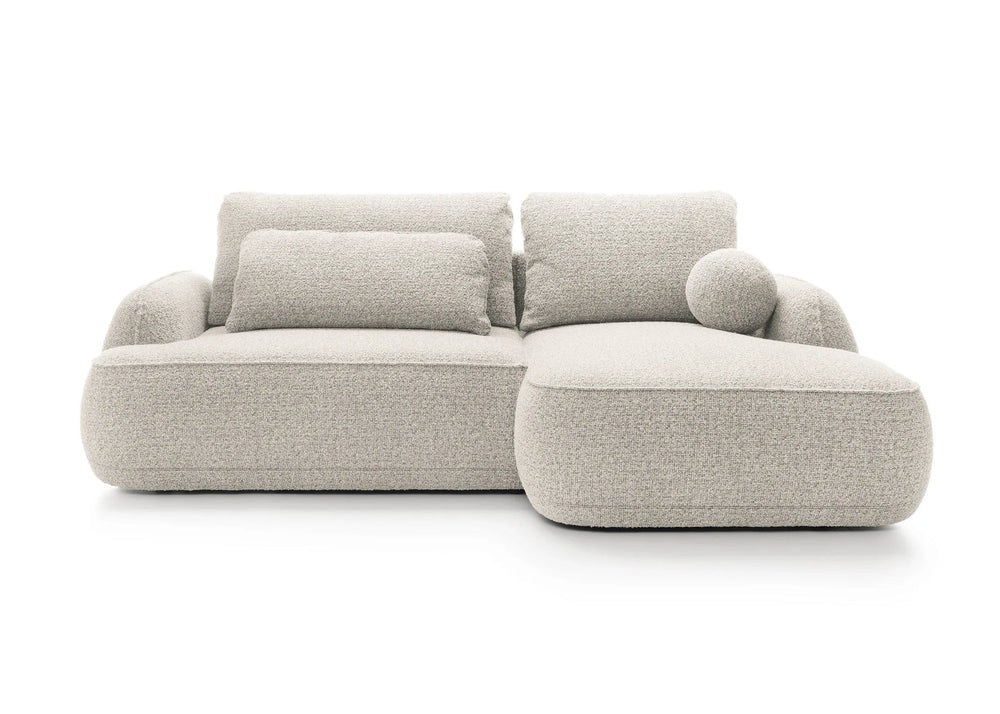 Corner sofa ZEN, grey-brown