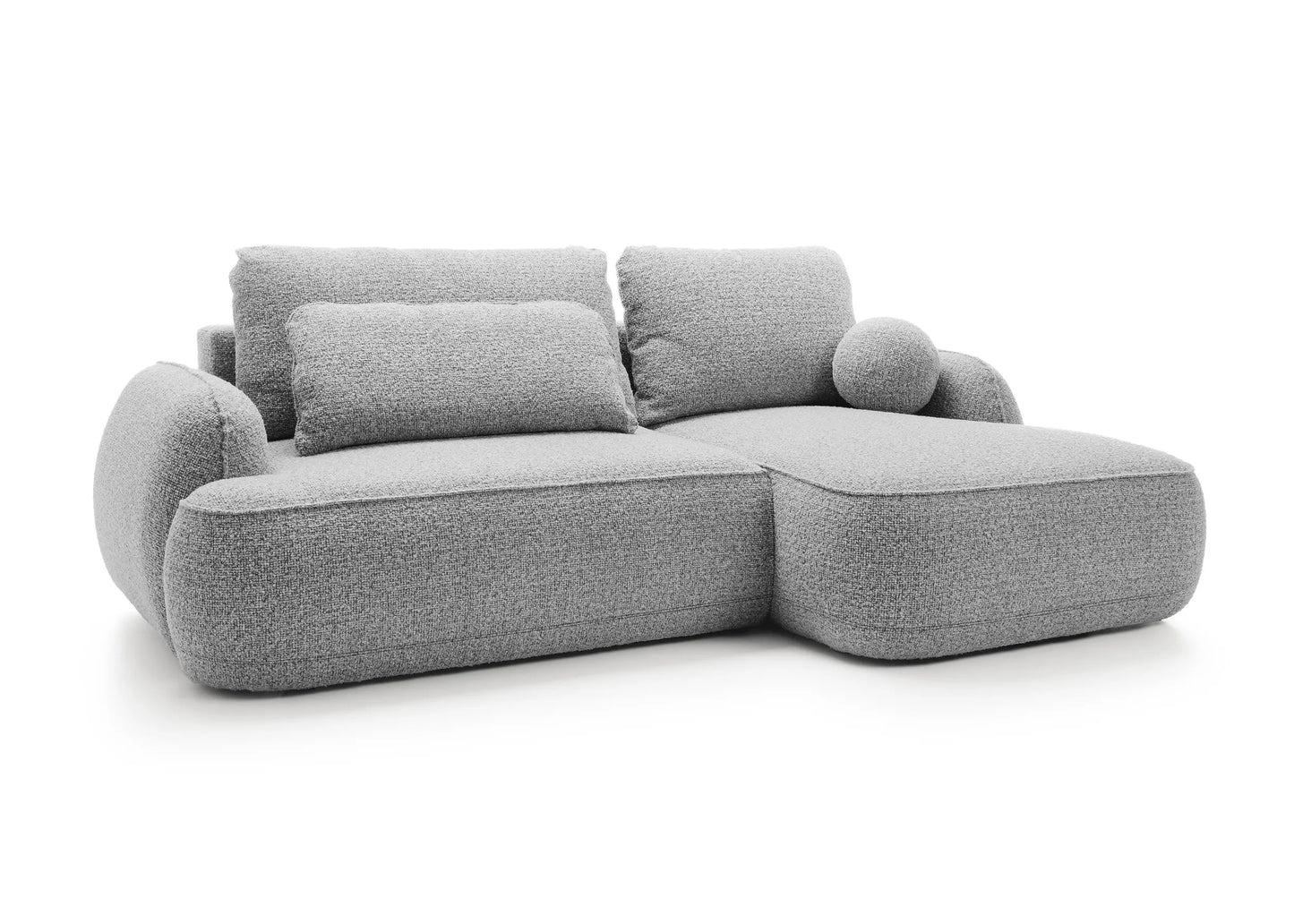 Kampinė sofa ZEN, pilka