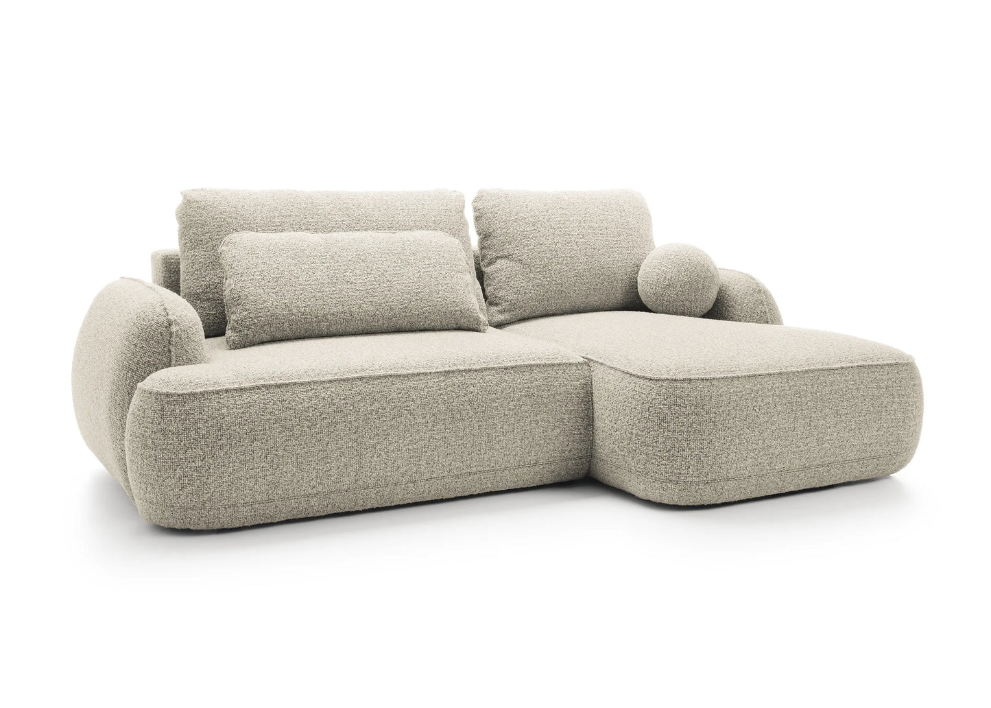 Corner sofa ZEN, brown