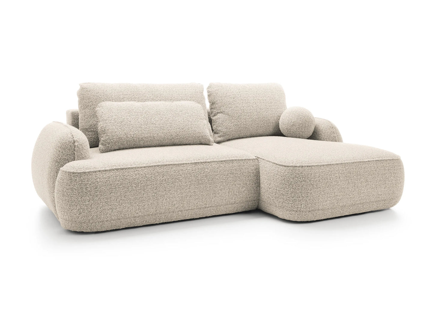 Kampinė sofa ZEN, smėlio