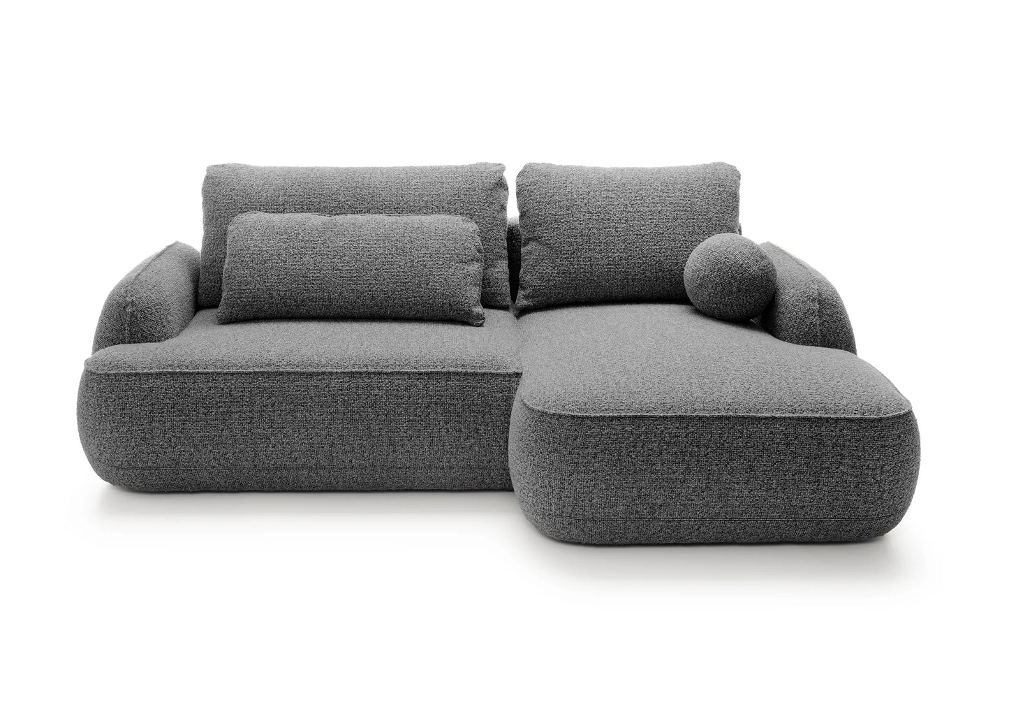 Corner sofa ZEN, dark grey