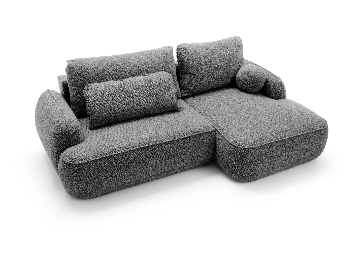 Corner sofa ZEN, dark grey