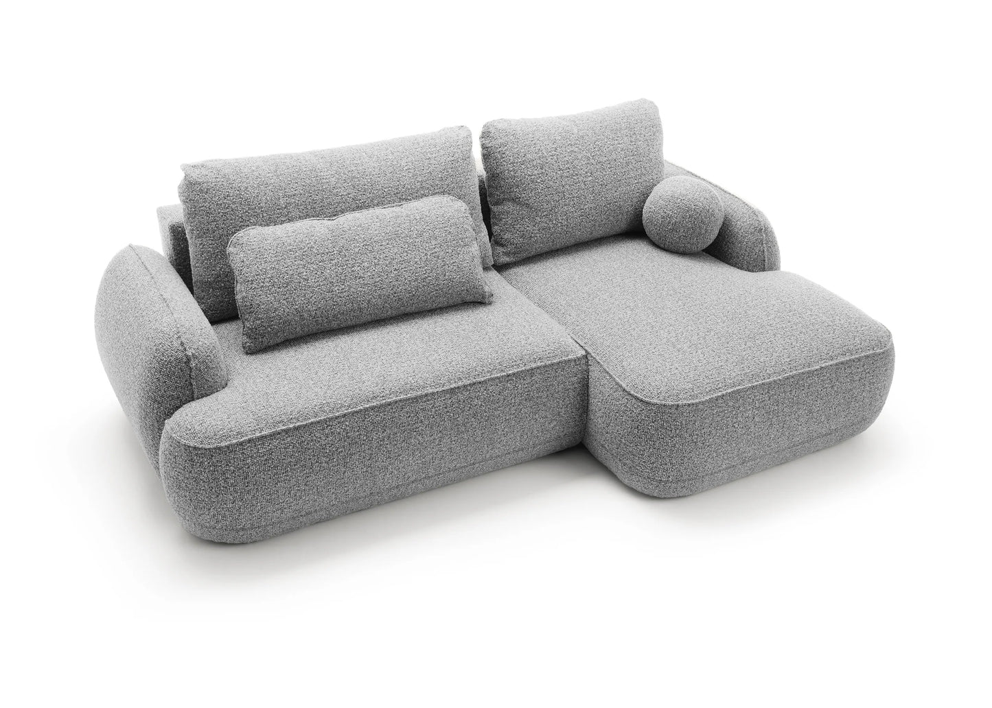 Kampinė sofa ZEN, pilka