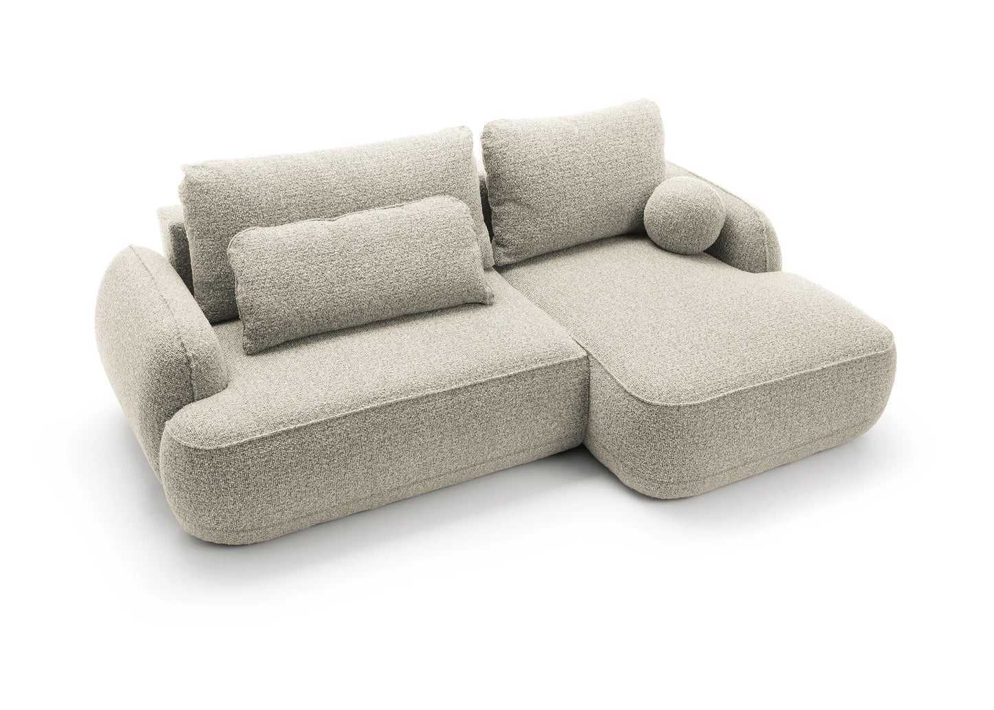Corner sofa ZEN, brown