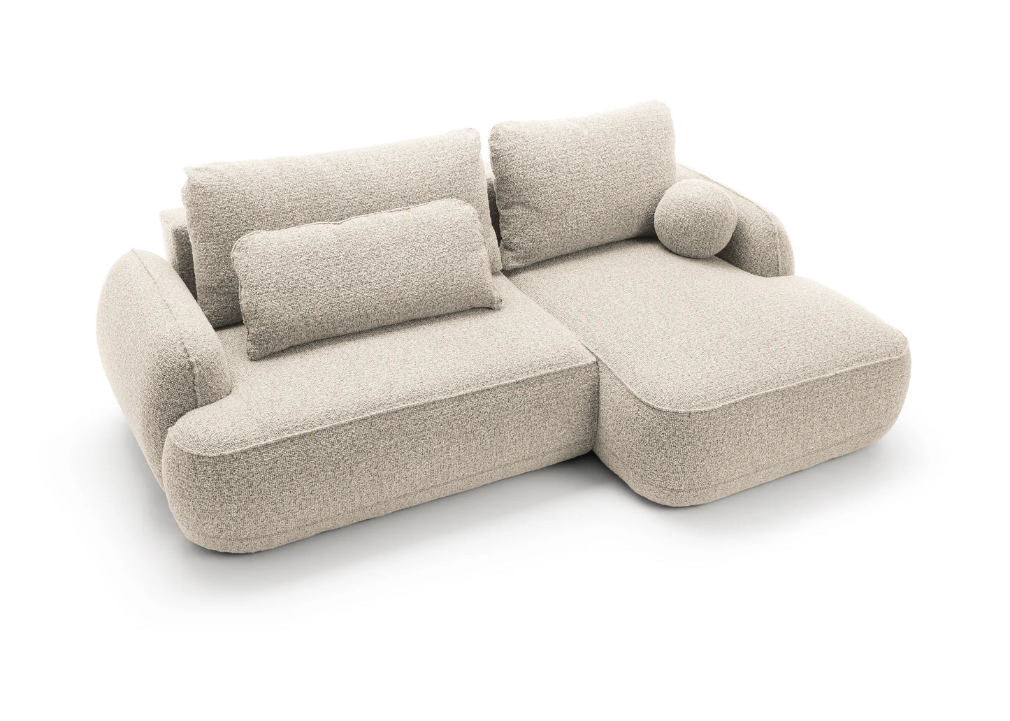 Kampinė sofa ZEN, smėlio