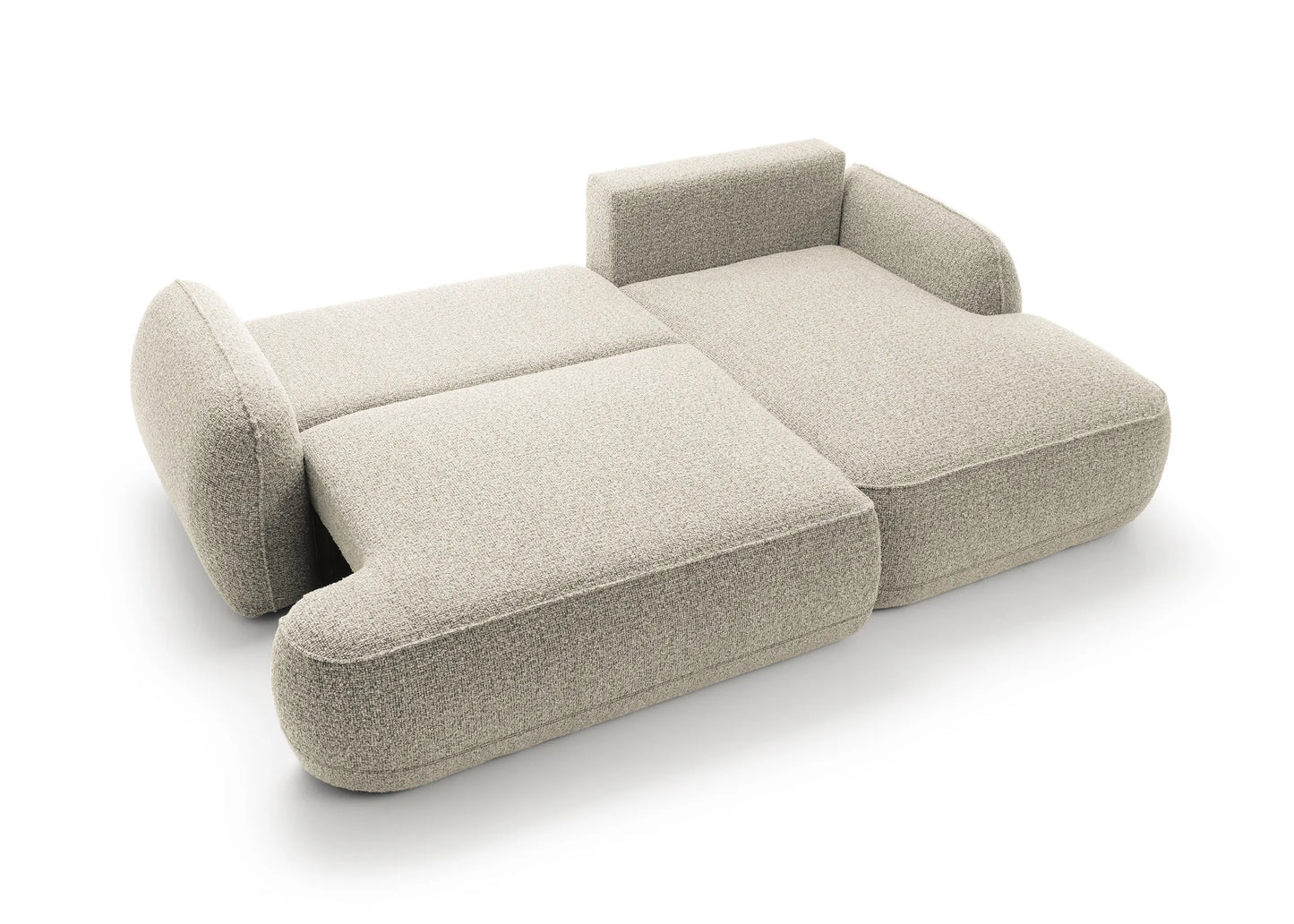 Corner sofa ZEN, brown