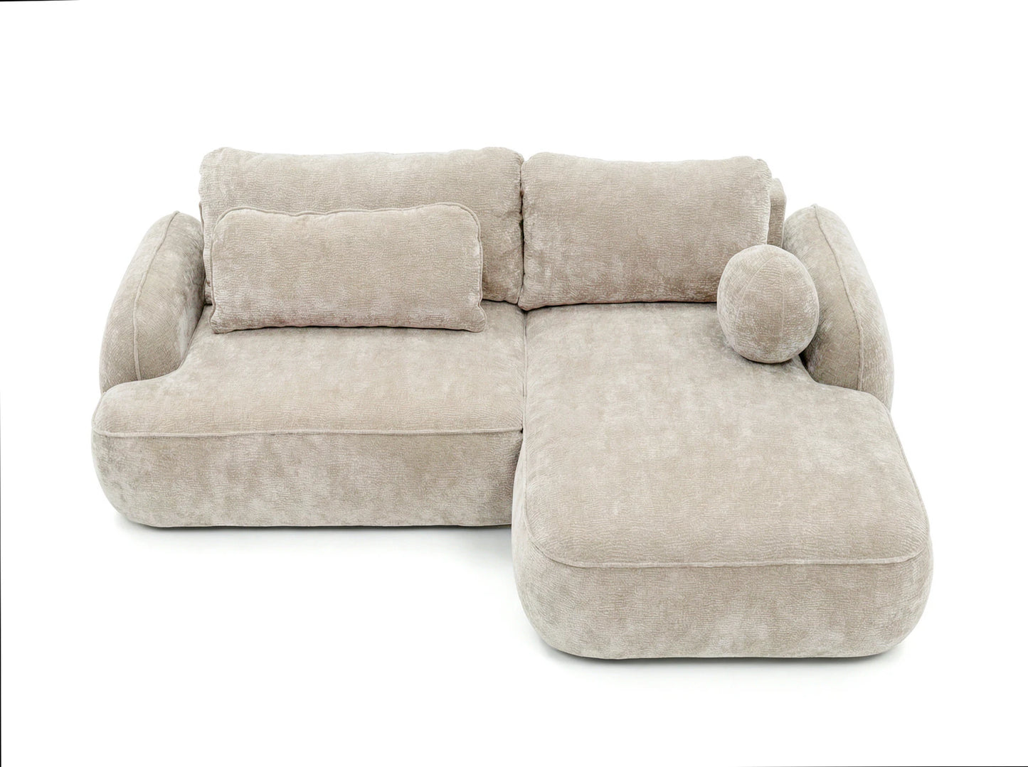ZEN Corner Sofa, Natural Upholstery