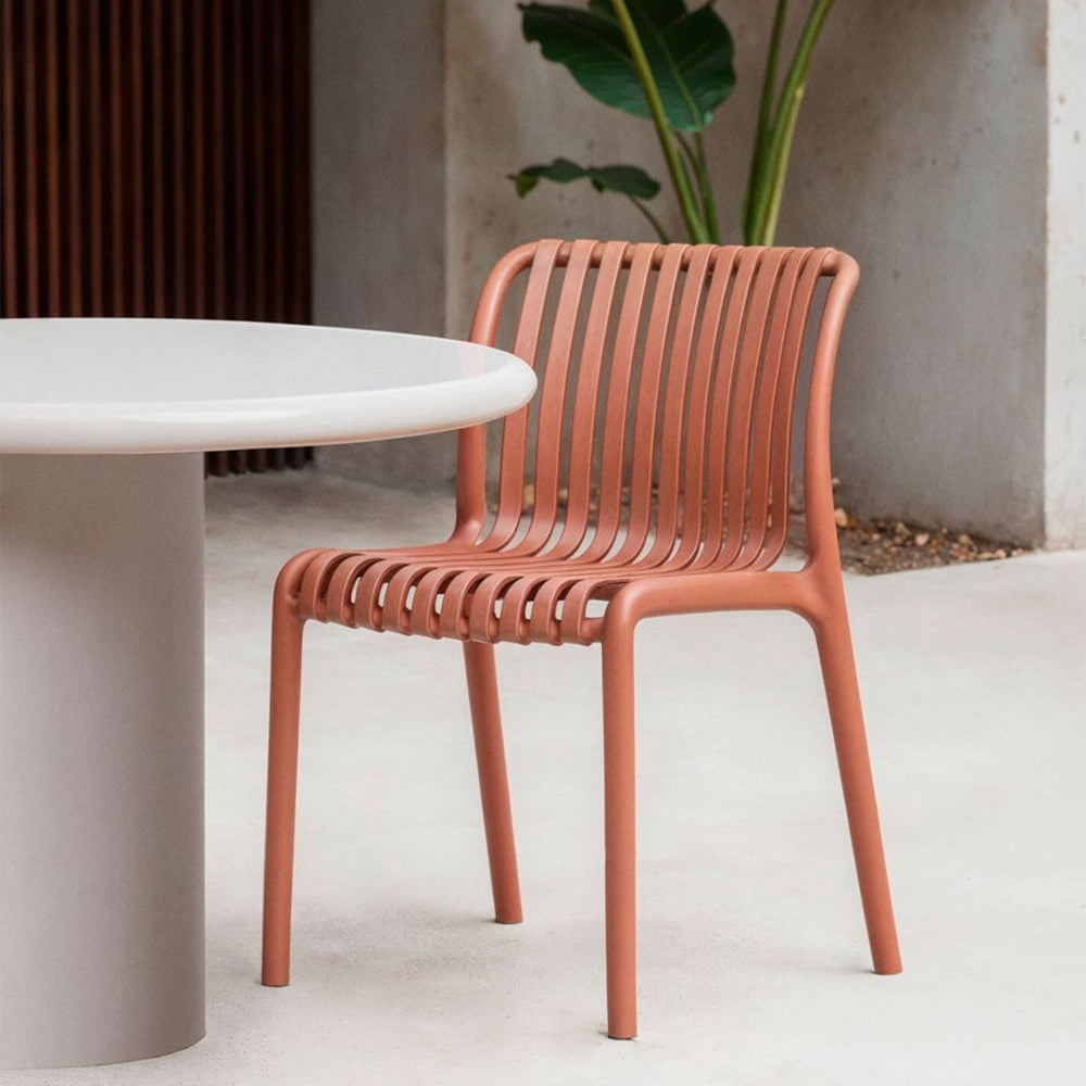 Outdoor chair WENDELL, terracotta
