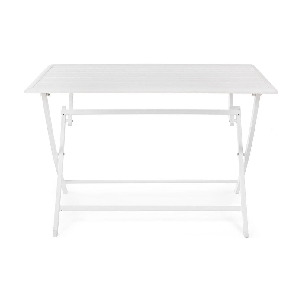 Lauko valgomojo stalas ELIN WHITE, 110X70 cm