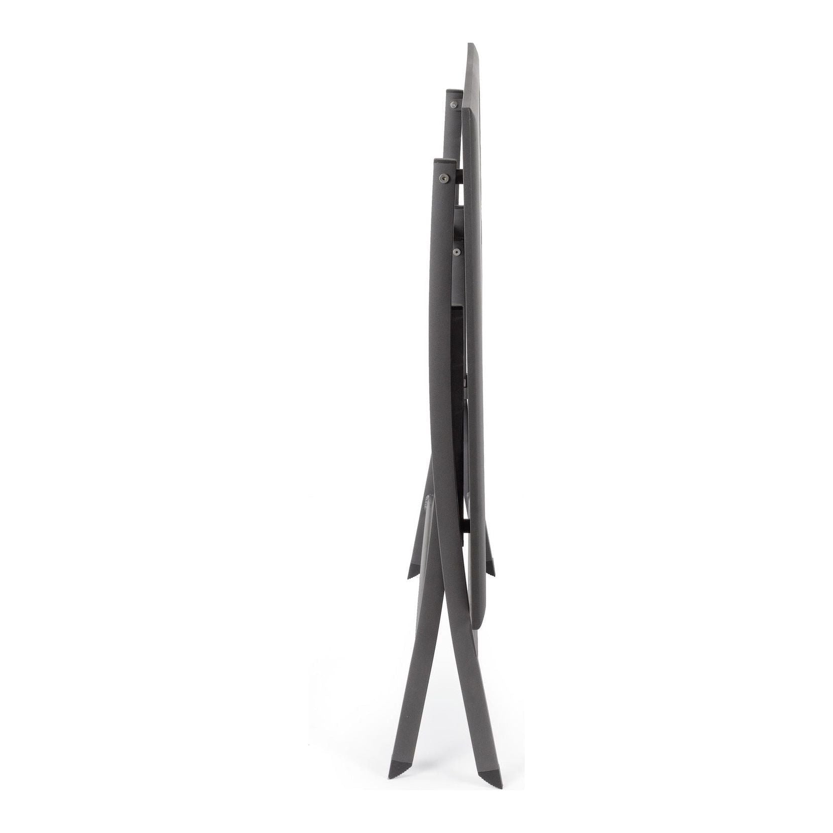 Lauko valgomojo stalas ELIN CHARCOAL, 110X70 cm