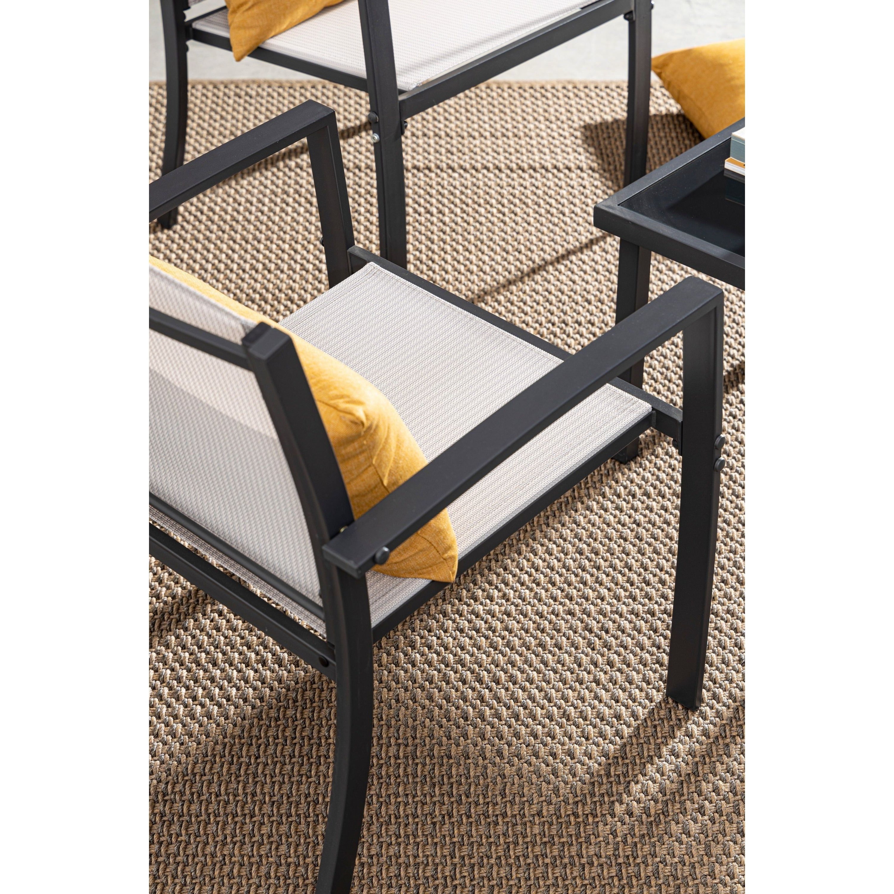 Lauko poilsio komplektas AURI CHARCOAL
