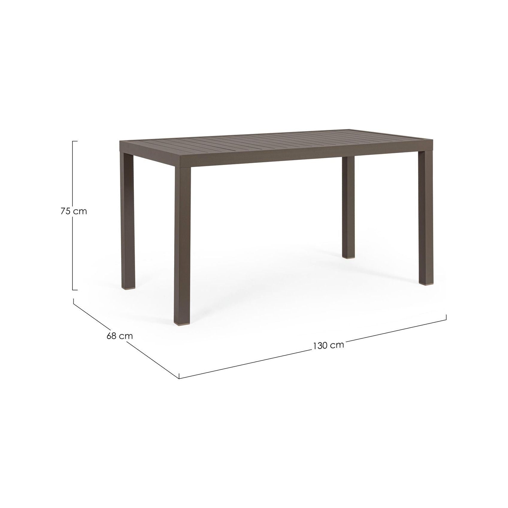 Lauko valgomojo stalas HILDE, 130X68 cm