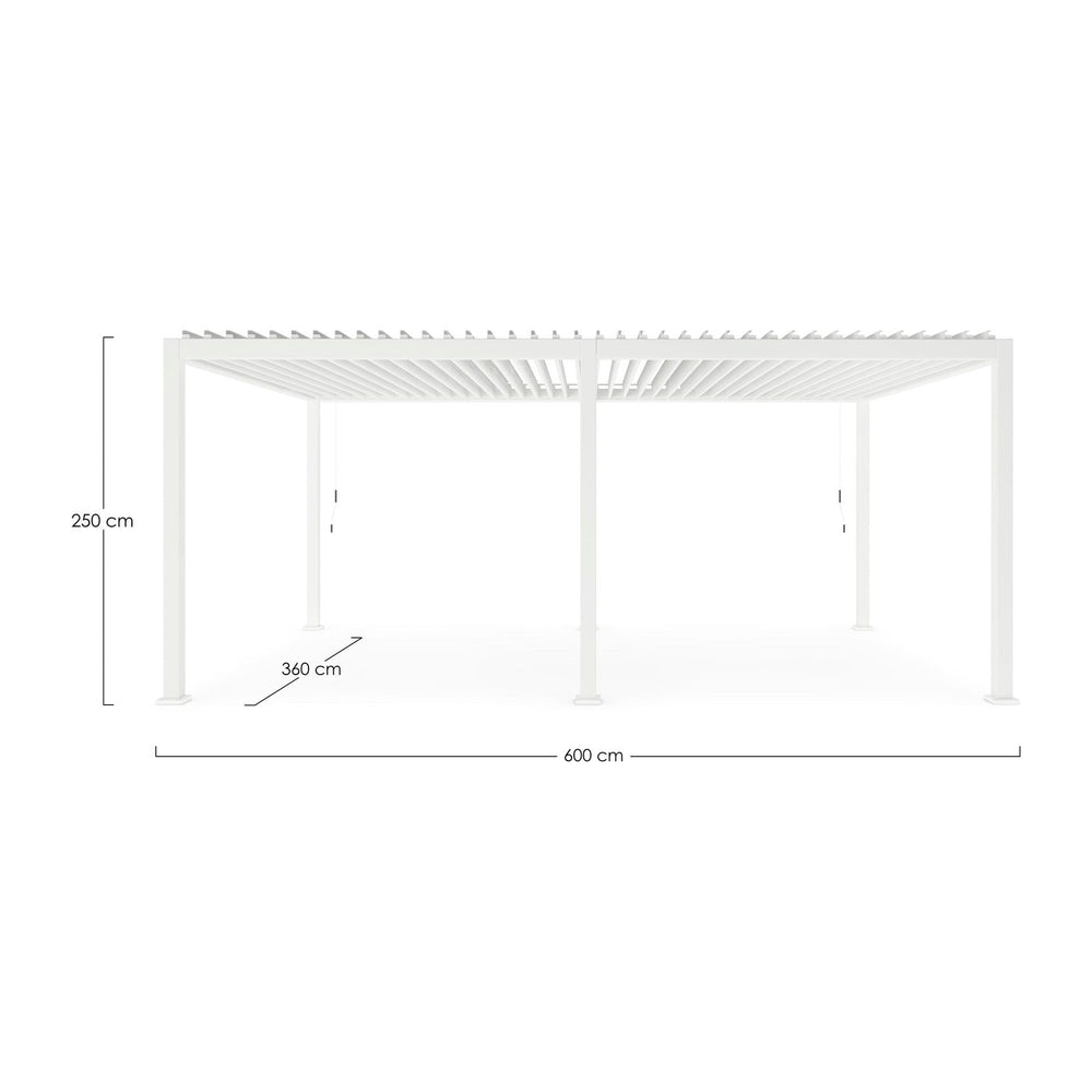 Pavėsinė OCEAN WHITE, 3,6X6
