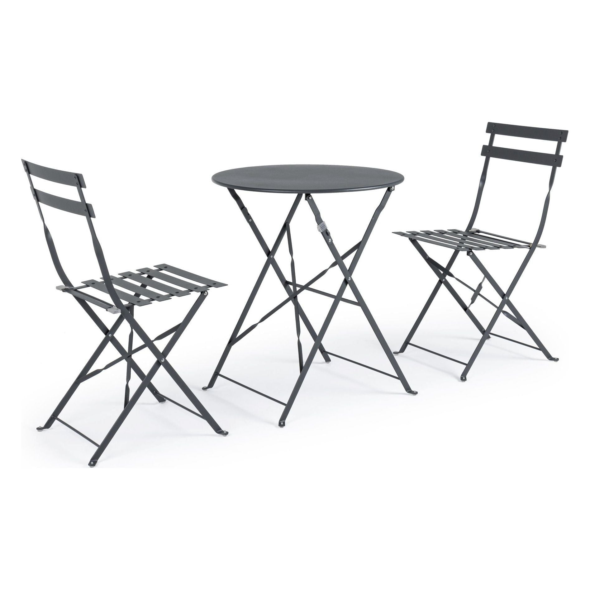 Bistro baldų komplektas WISSANT CHARCOAL