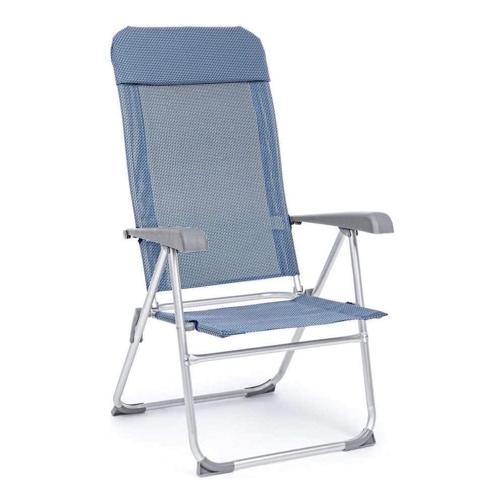 CROSS BLUE Stovyklavimo gultas/kėdė