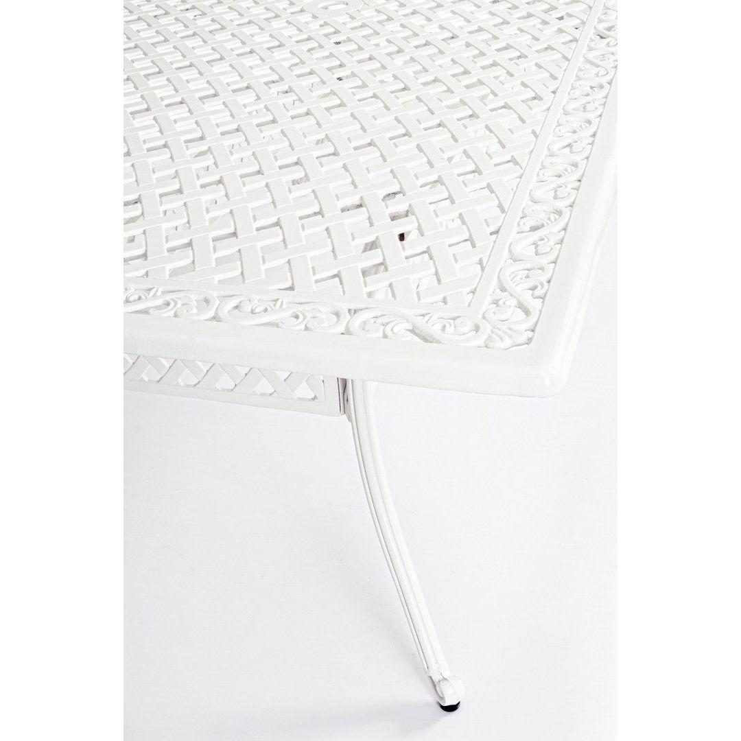 Lauko valgomojo stalas IVREA RECT WHITE, 213X107