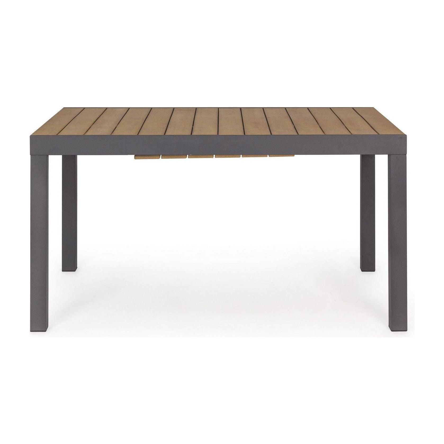Outdoor Dining Table ELIAS CHARC, 140-200X90 cm