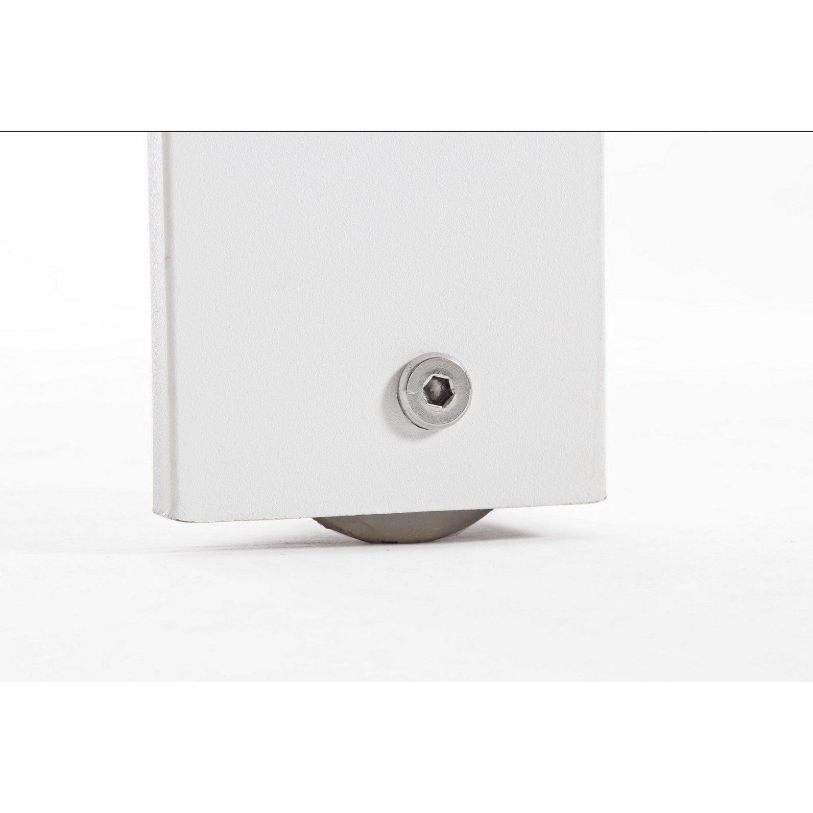 Lauko valgomojo stalas KONNOR WHITE, 200-300X110 cm