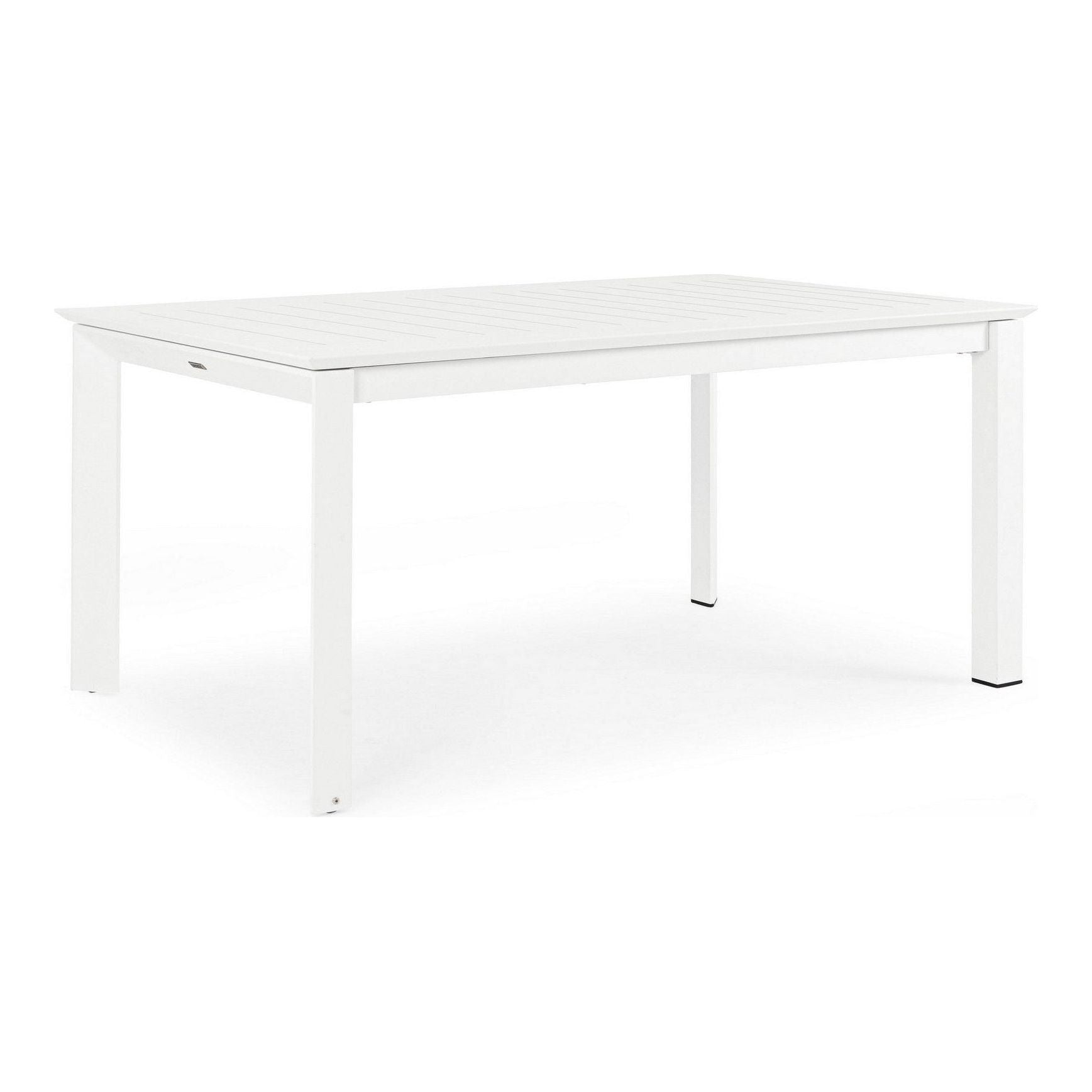 Lauko valgomojo stalas KONNOR WHITE, 160-240X100 cm