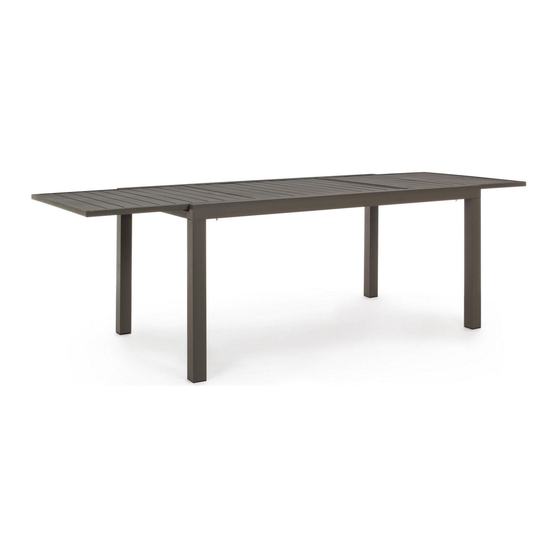 Outdoor dining table HILDE COFFEE, 160-240X90