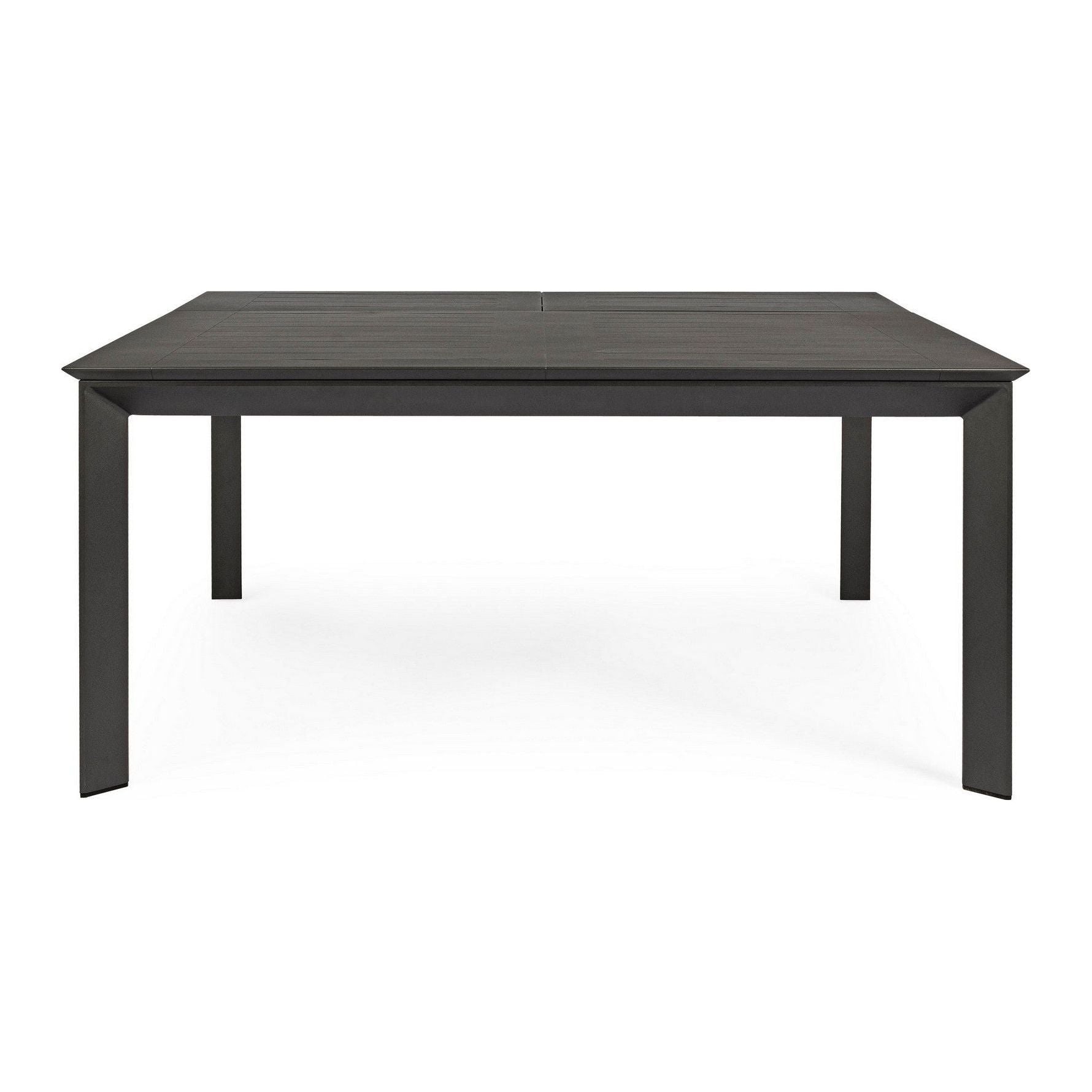 Lauko valgomojo stalas KONNOR CHARC, 110-160X160