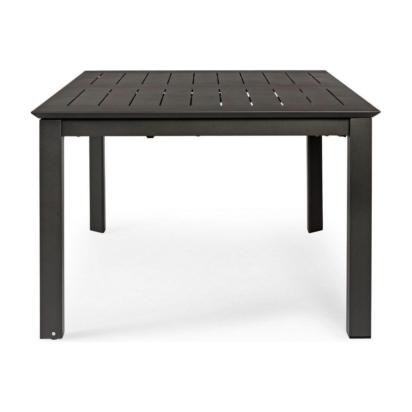Lauko valgomojo stalas KONNOR CHARC, 110-160X160