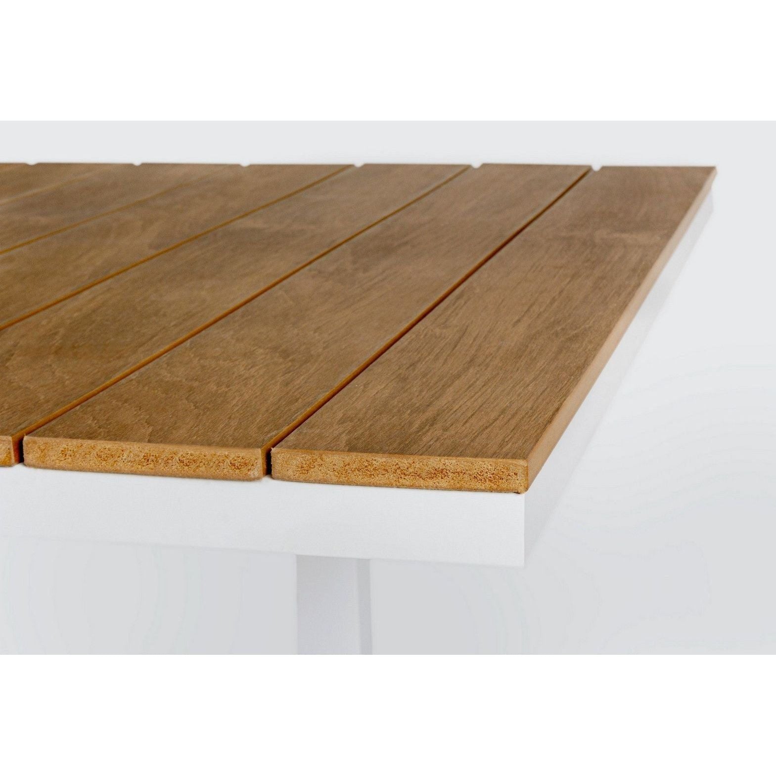 Lauko valgomojo stalas ELIAS WHITE, 140-200X90 cm