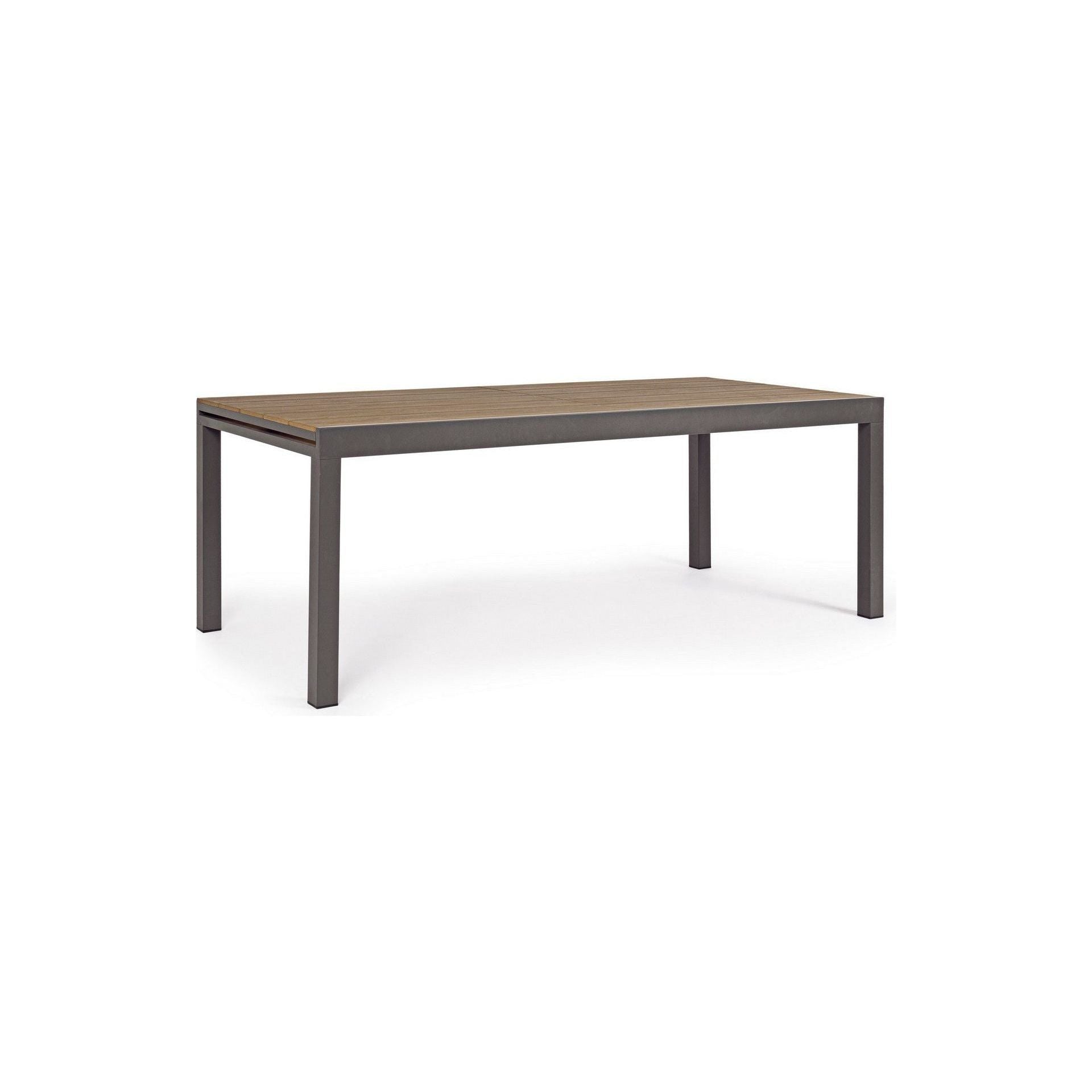 Lauko valgomojo stalas ELIAS CHARC, 200-300X95 cm