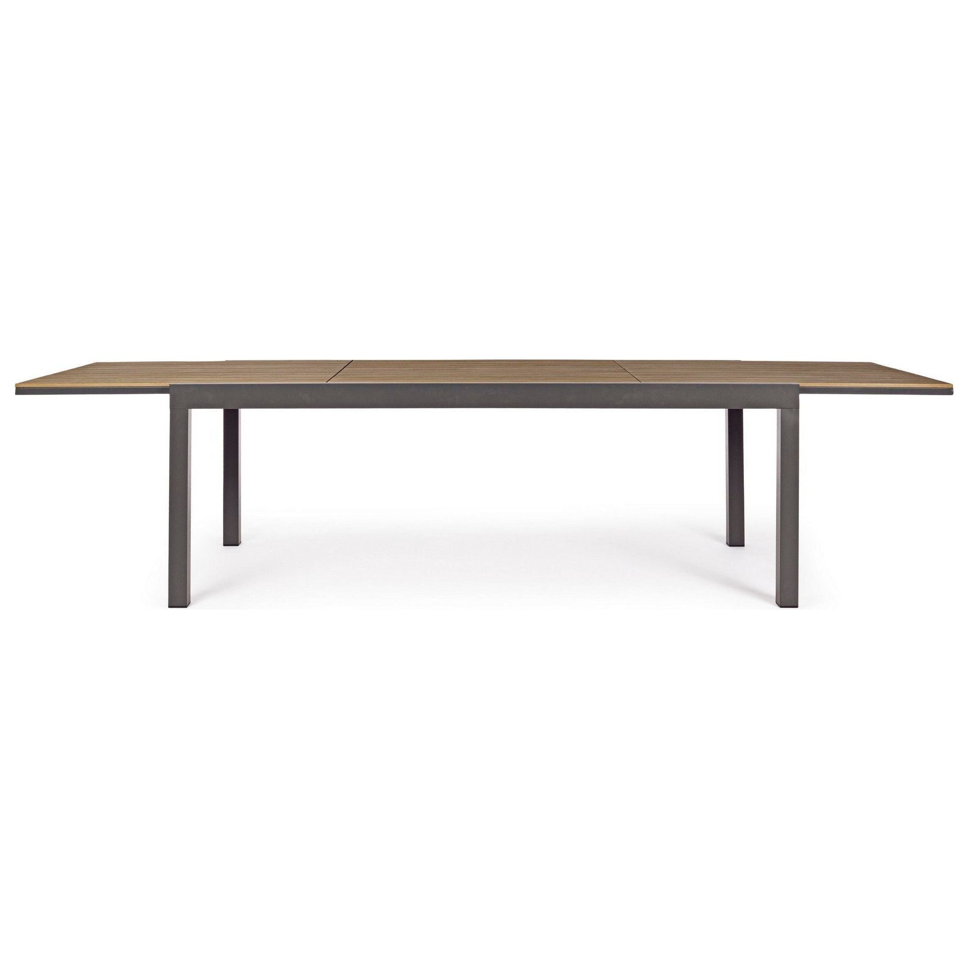Lauko valgomojo stalas ELIAS CHARC, 200-300X95 cm