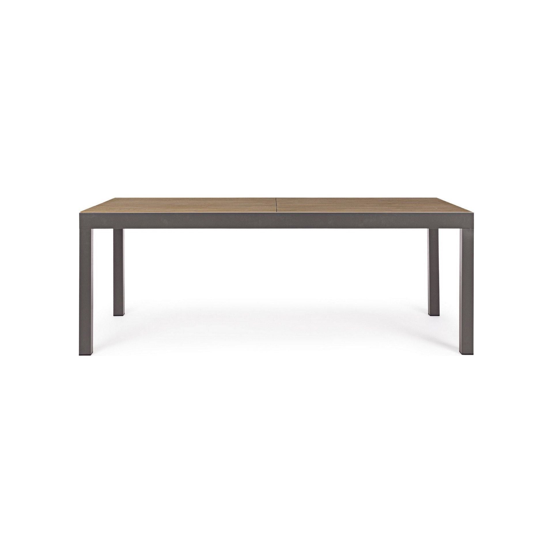 Lauko valgomojo stalas ELIAS CHARC, 200-300X95 cm