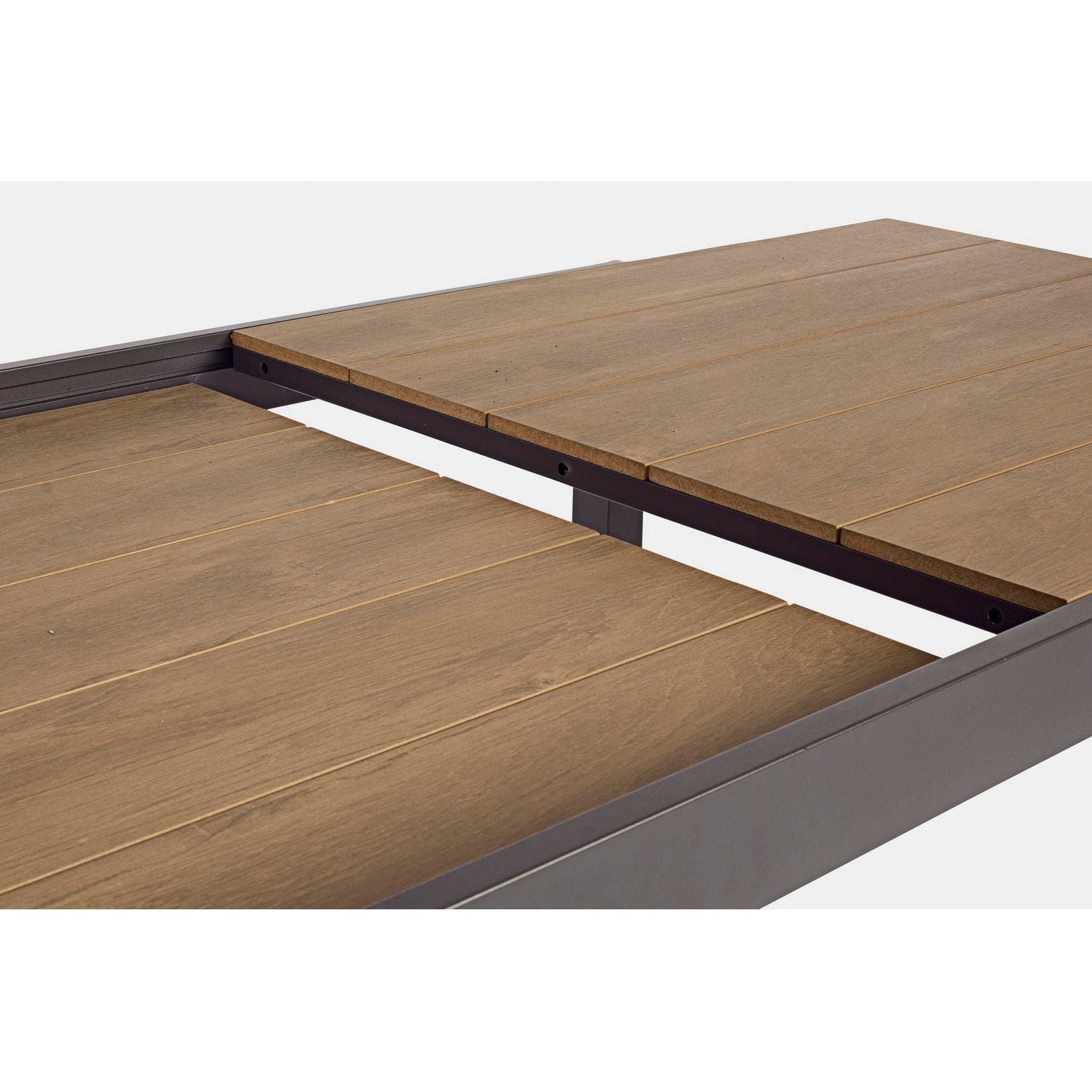 Lauko valgomojo stalas ELIAS CHARC, 200-300X95 cm