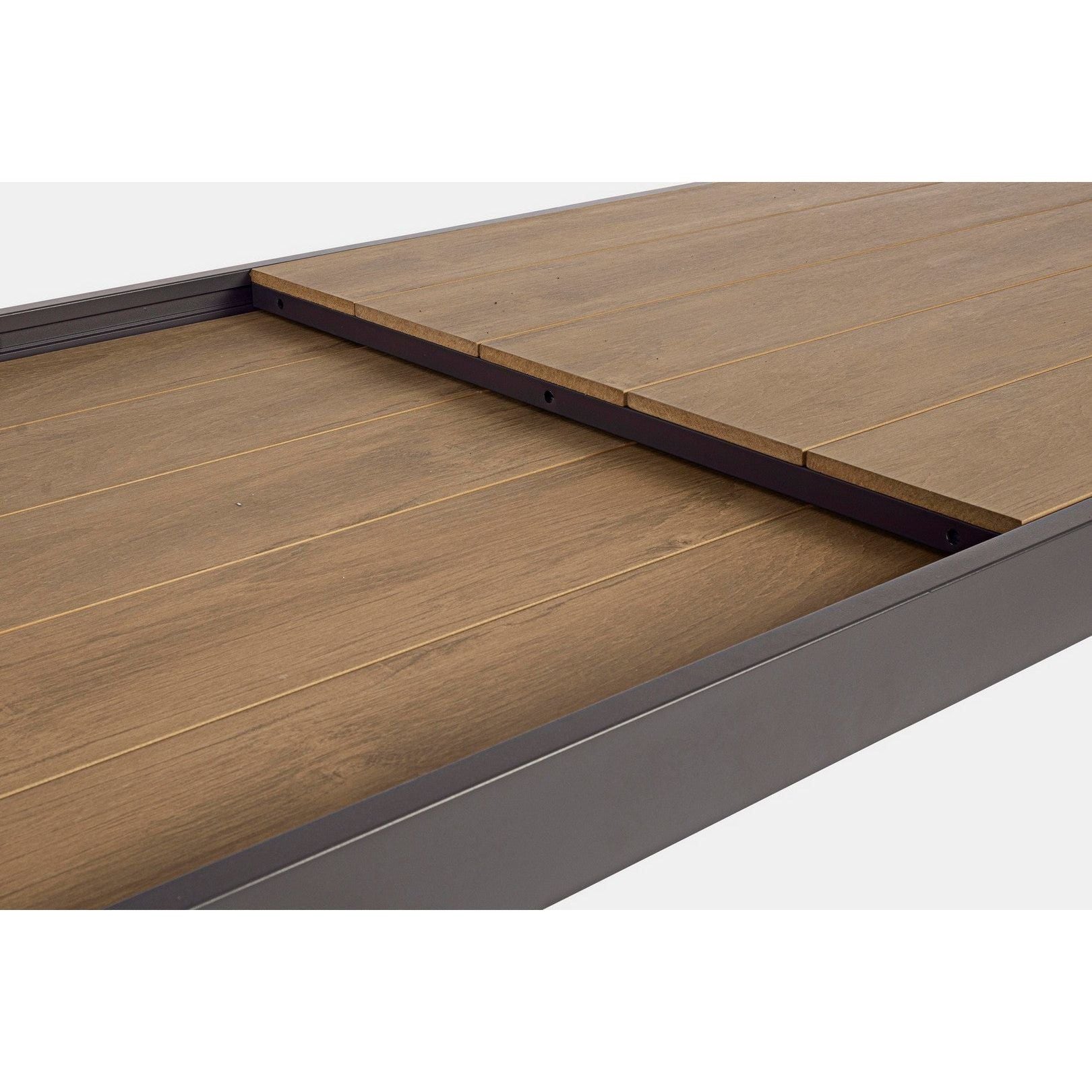 Lauko valgomojo stalas ELIAS CHARC, 200-300X95 cm