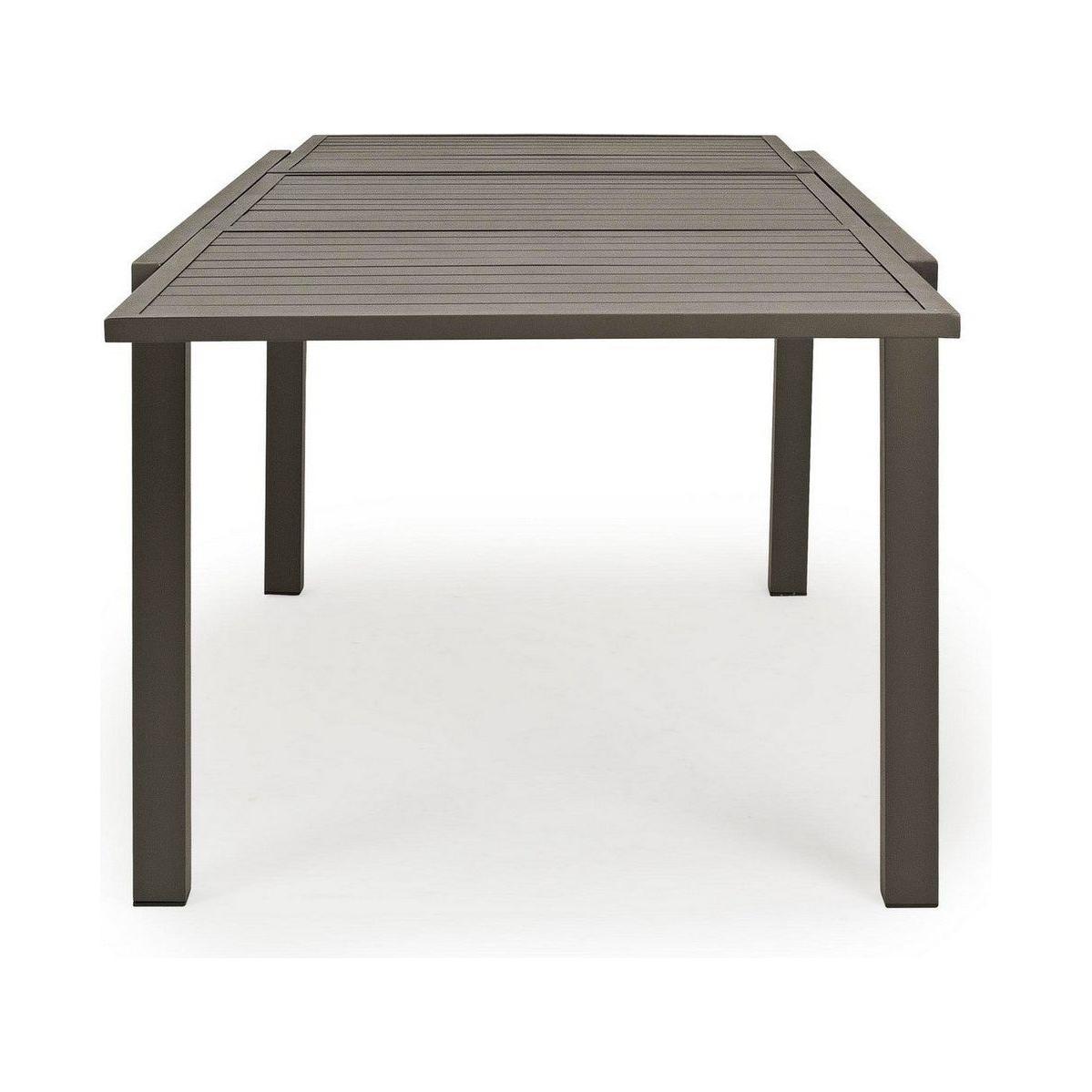 Outdoor dining table HILDE COFFEE, 160-240X90