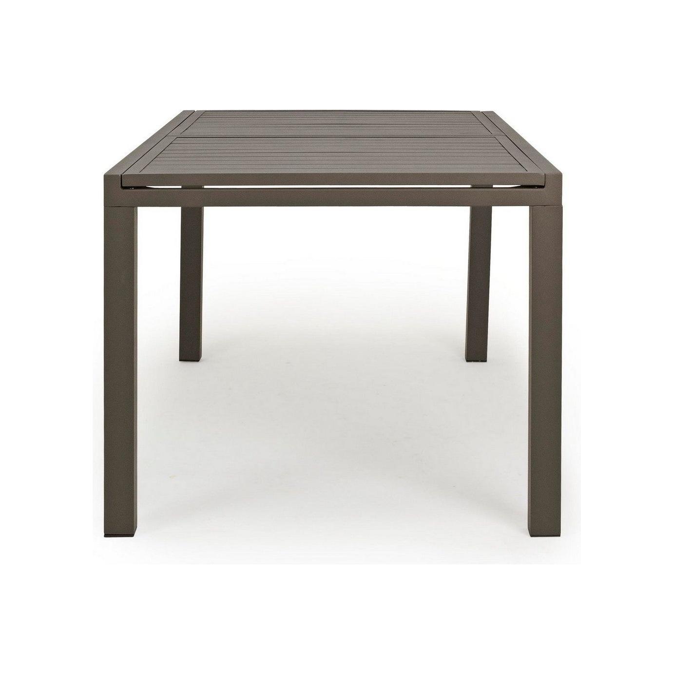 Outdoor dining table HILDE COFFEE, 160-240X90