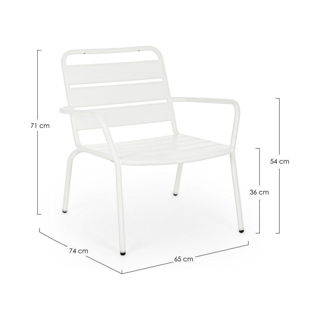 Lauko fotelis MARLYN WHITE