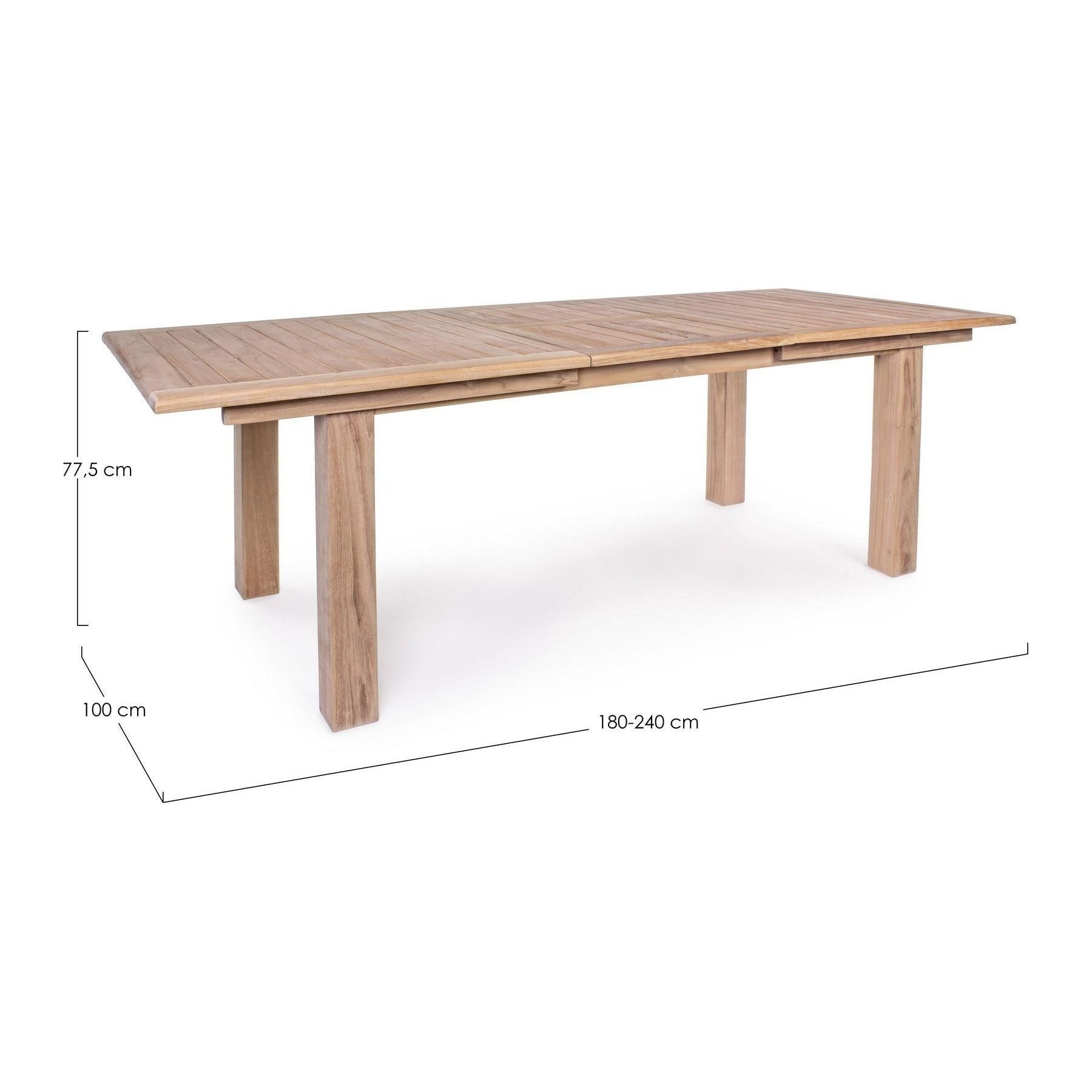 Lauko valgomojo stalas MARYLAND, 180-240X100