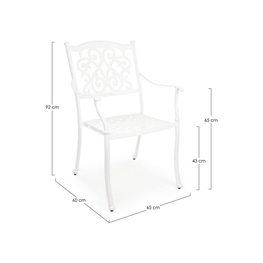 Lauko kėdė IVREA WHITE