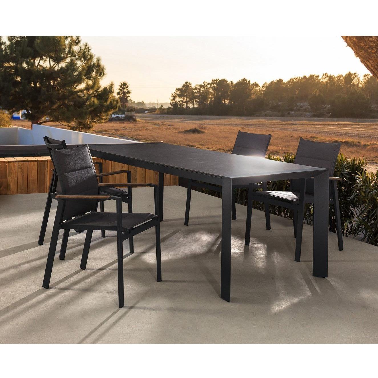 Lauko kėdė KUBIK CHARCOAL