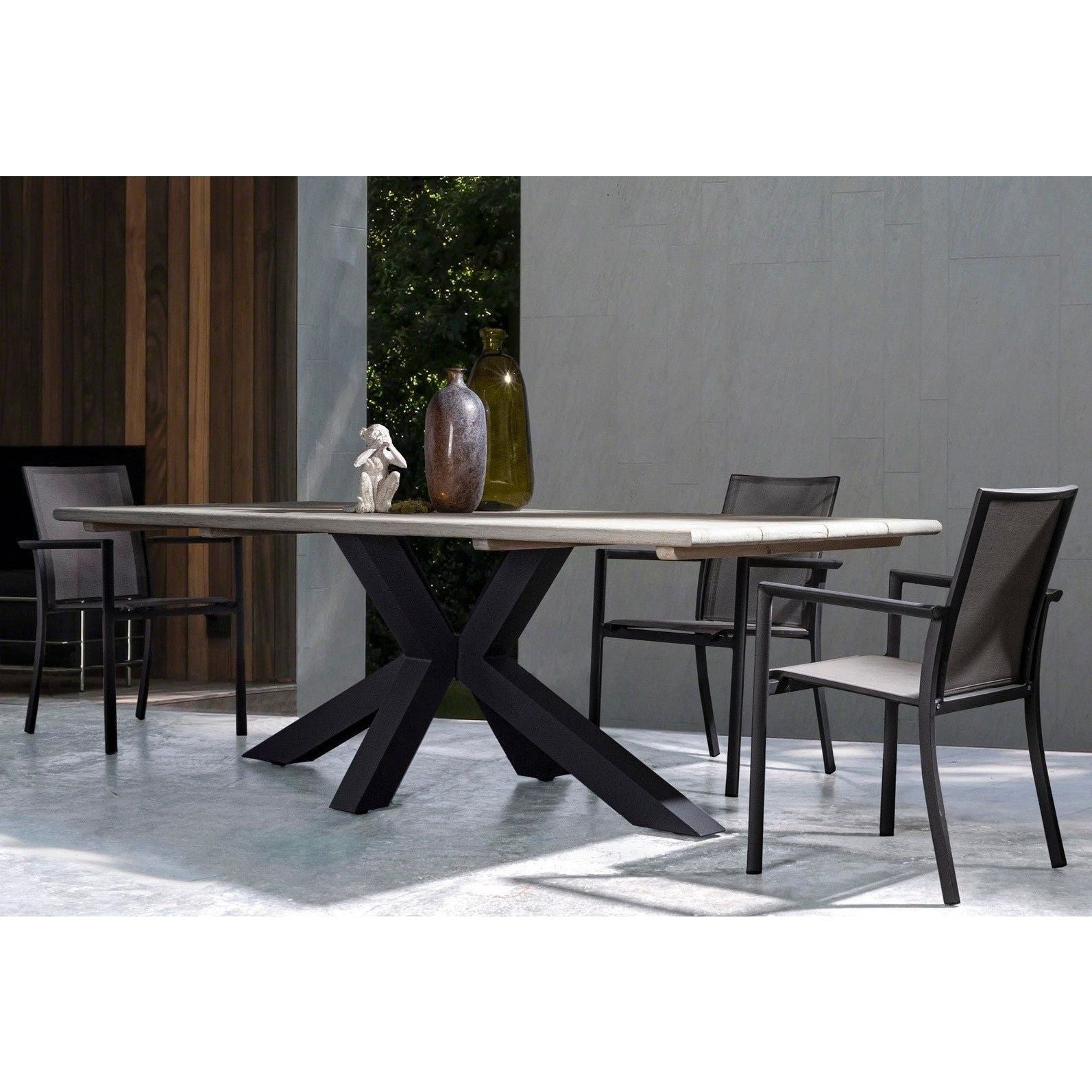 Lauko kėdė KONNOR CHARCOAL