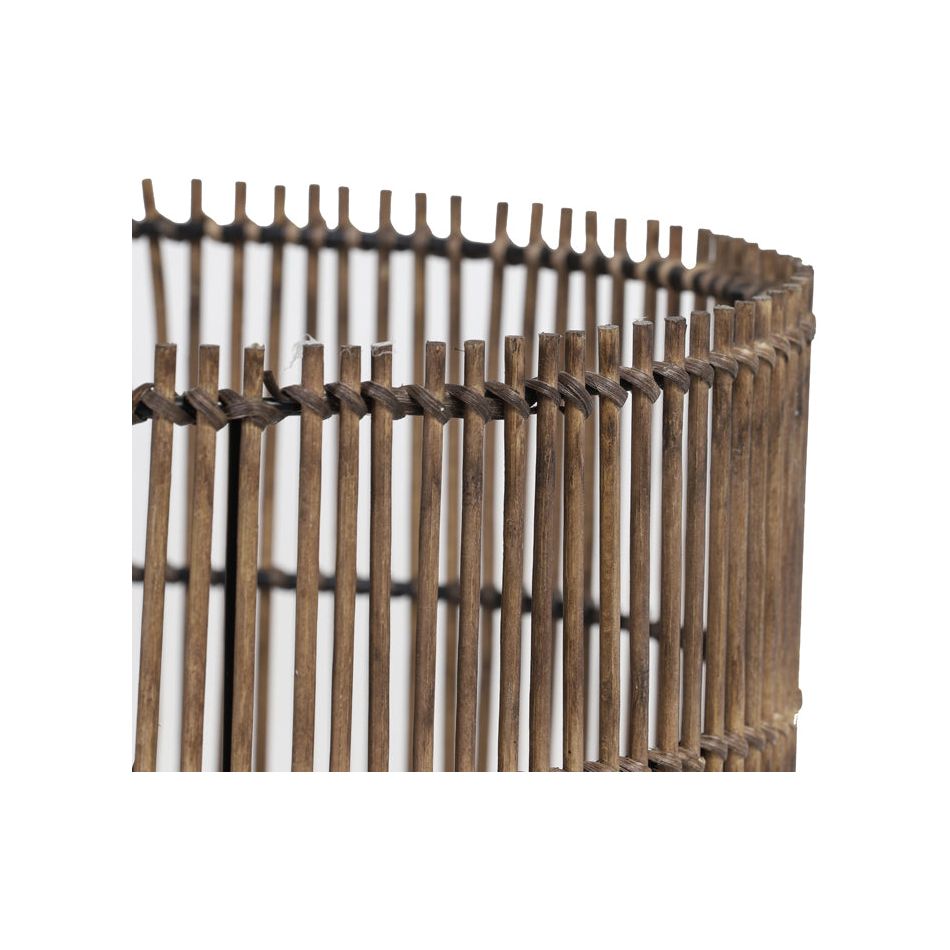 Abažūras RODGER, Ø30x25 cm., bambukas, rudas